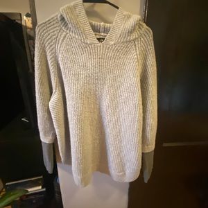 Maurices XL Light gray (with darker gray sleeves)Hooded sweater.